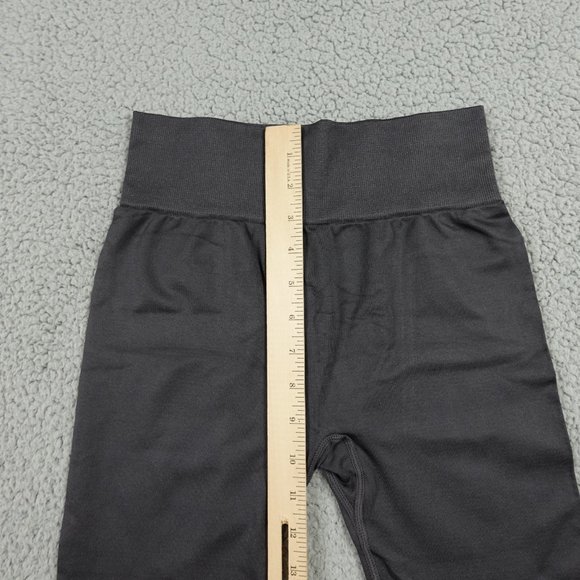 Fabletics High Rise Leggings Womens Extra Small Gray Pink Marble Stretch Running - Picture 8 of 13